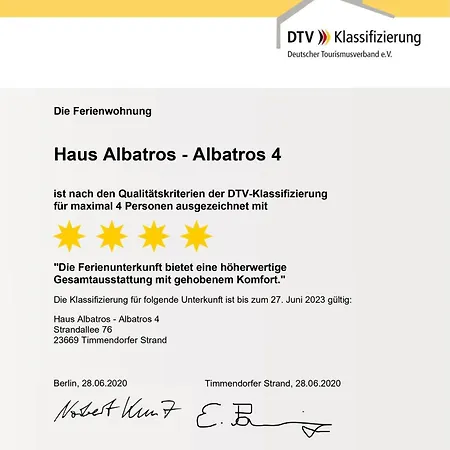 Apartment Haus Albatros Timmendorfer Strand