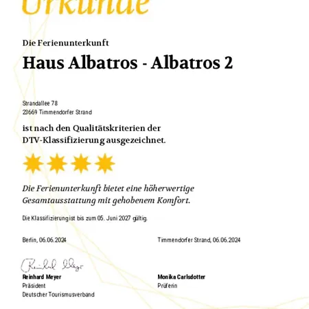 Apartment Haus Albatros Timmendorfer Strand